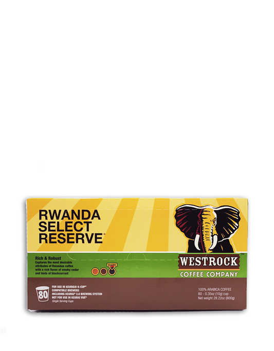 Rwanda Select Reserve Dark Roast Single Serve 80 Count