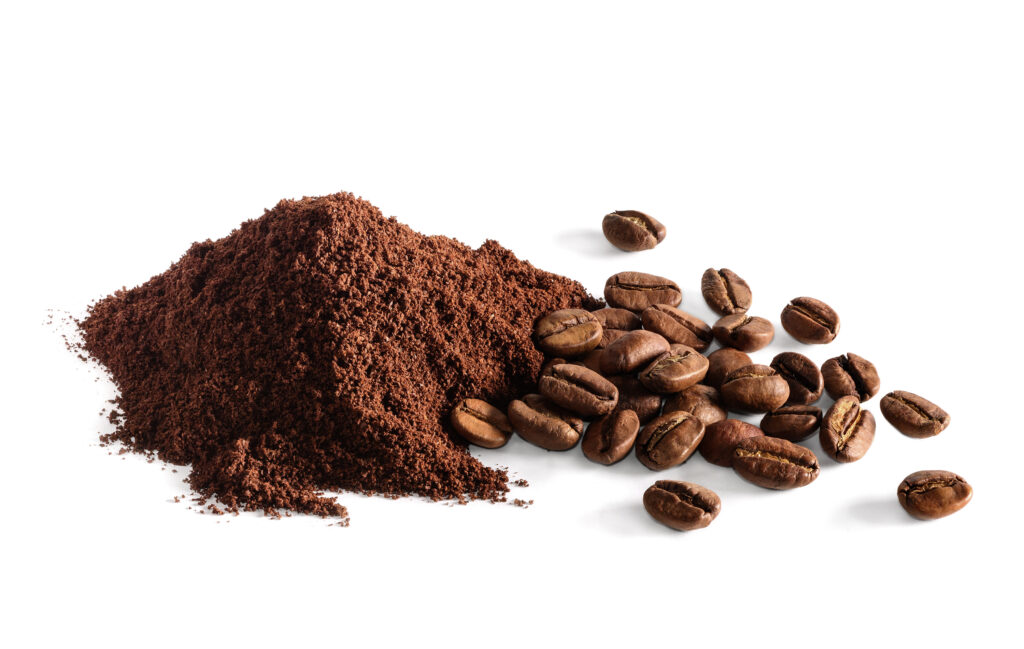 whole bean and ground coffee